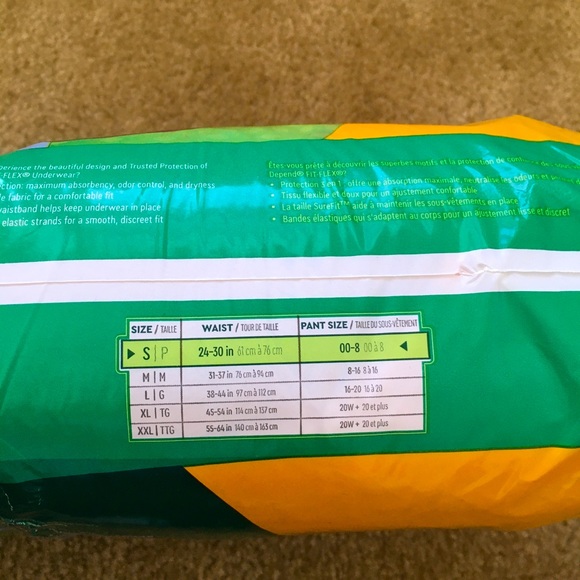 Depends Silhouettes Maximum Absorbency Size Small NWT - Picture 3 of 7